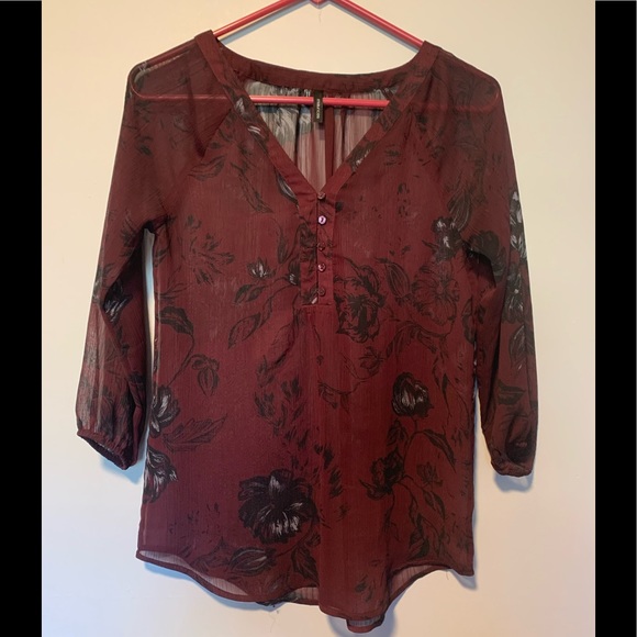 Maurices Women’s Sheer Top - Picture 1 of 3